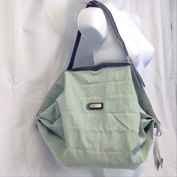 Baggallini Bags Baggalini Accordion Travel Bag New Seafoam Green Tote Foldable Expandable